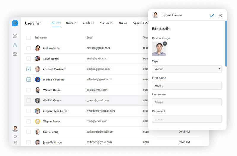 Gestión de usuarios