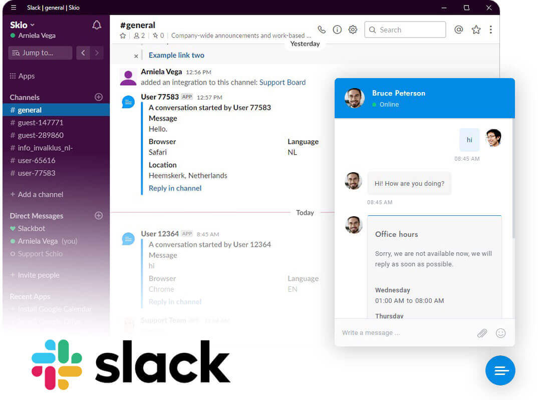 Slack Interface