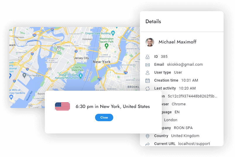 Detalles del usuario