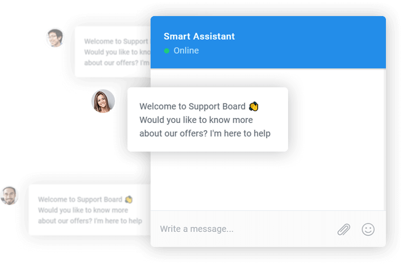 Mensaje de bienvenida