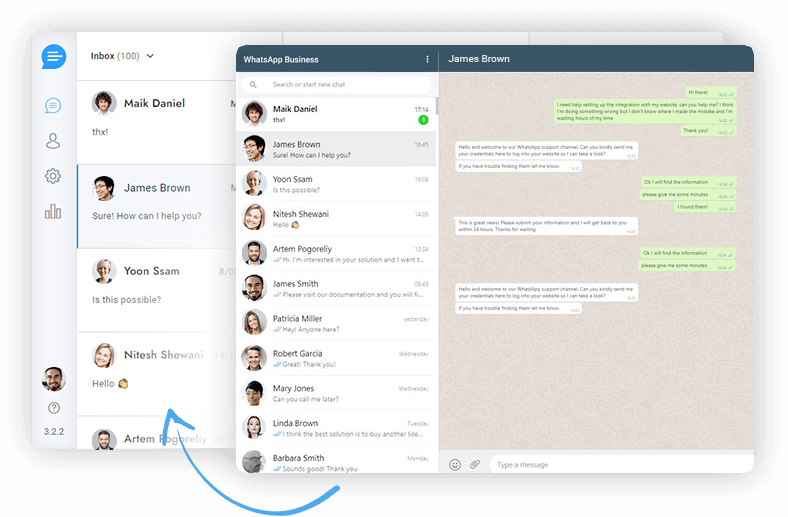 Integración de chat